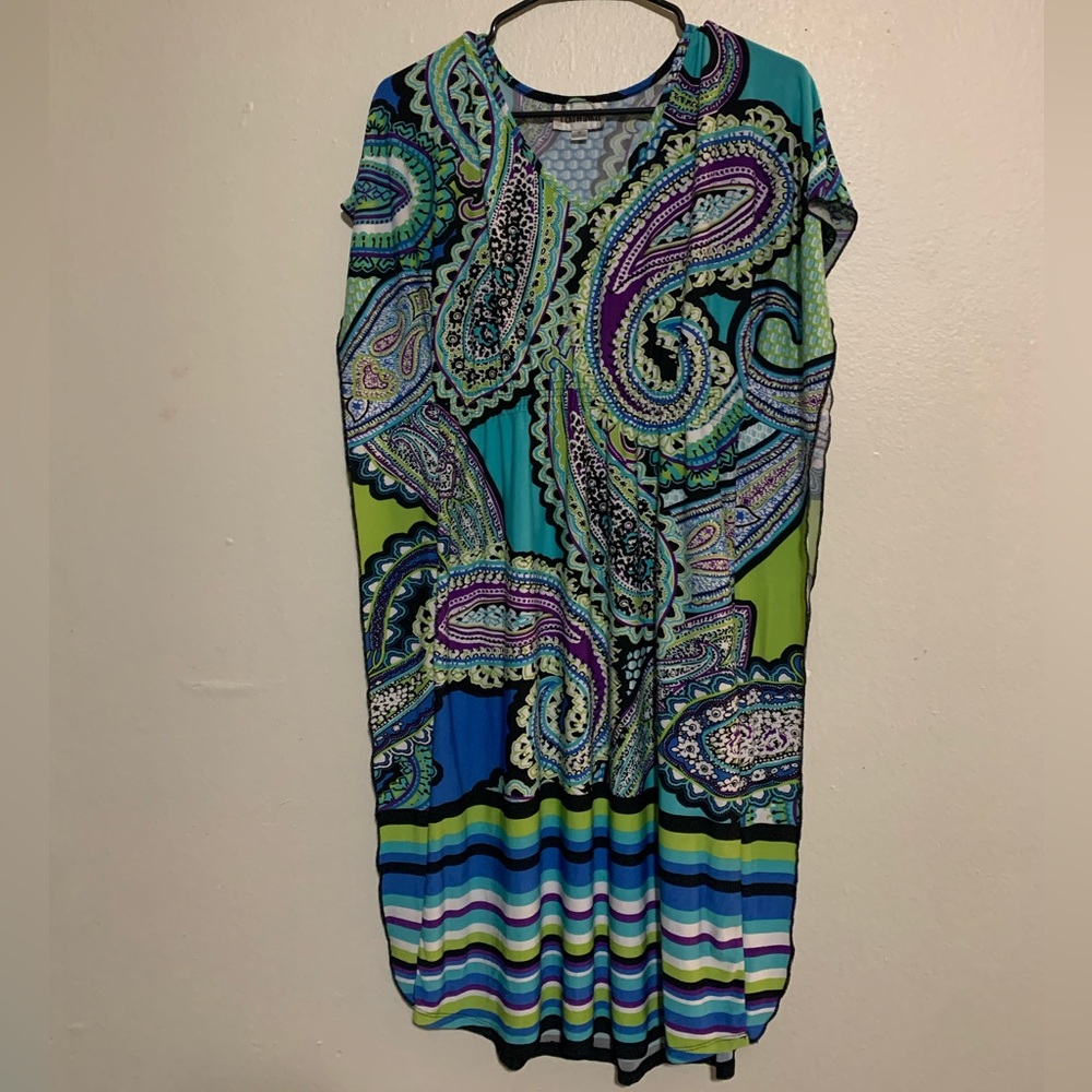 Medium bright color dress